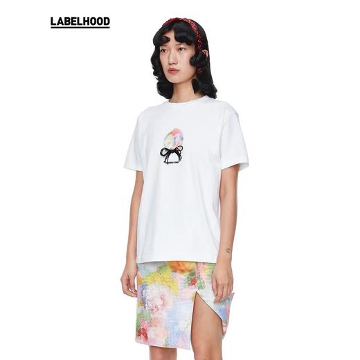 SHUSHU TONG2020春夏新品印花棉质T恤短袖圆领上衣女 商品图1