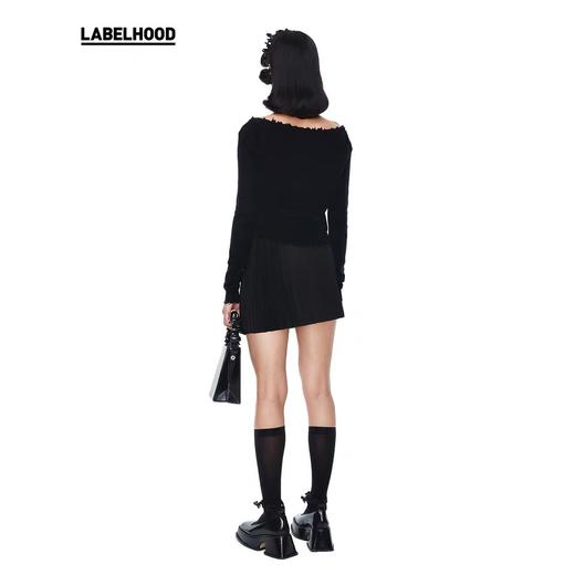 SHUSHU/TONG 毛边开襟羊毛衫 ss20to19ct001pk100 商品图4