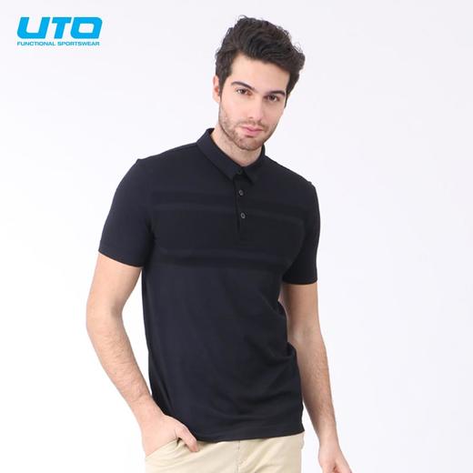 UTO悠途男士户外快干透气运动polo衫短袖 商品图1