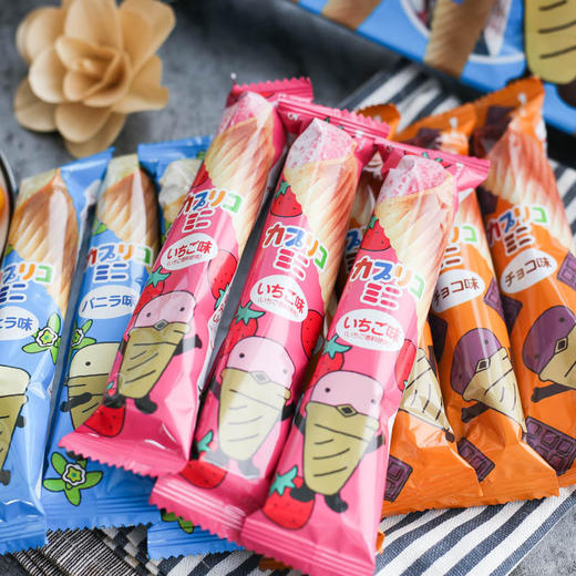 日本进口固力果三兄弟雪糕筒饼干87g 商品图3
