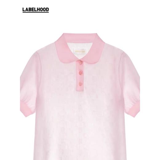 SHUSHU TONG2020春夏新款 少女感T恤连衣裙粉色款 ss20dr10tm002pk100 商品图3