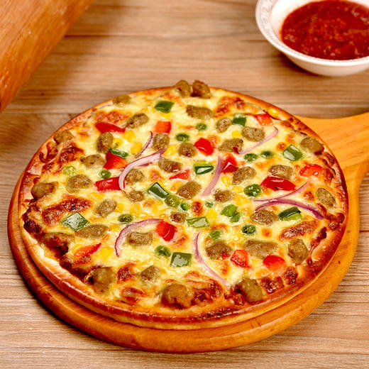 99元】牛肉披萨/水果披萨7英寸 匹萨速冻半成品加热即食