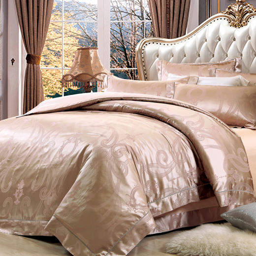 鑫缘 高档丝棉提花四件套 DSK3418 商品图1