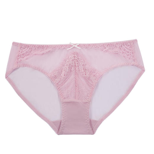奶糖派花颜蕾丝内裤女士三角小裤轻薄清爽透气速干 商品图1