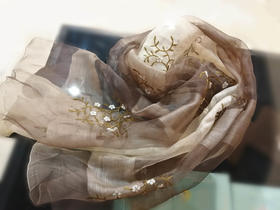 182W001--米色丝巾