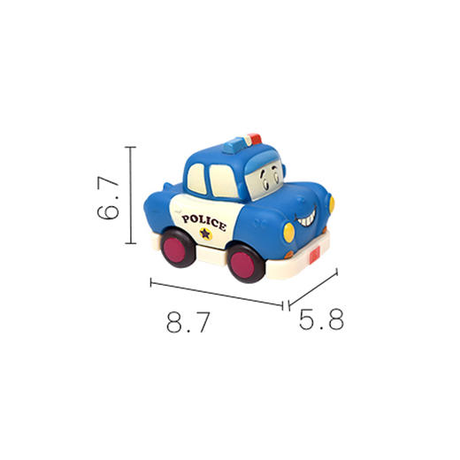 B.TOYS Mini Police Car 小警车（适合年龄1+） 商品图3
