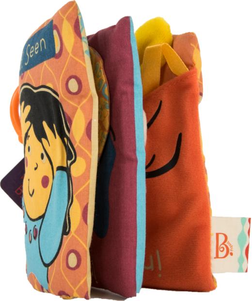 B.TOYS Peek-a-Books, B. Seen躲猫猫布书（适合年龄6+） 商品图1