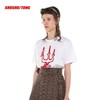 SHUSHU TONG白色短袖可爱百搭宽松T恤女设计师品牌 aw19to07co001print200 商品缩略图0