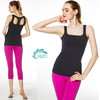 HWT方领运动户外瑜伽背心    夏季瑜伽服 大码瑜伽服 商品缩略图1