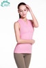《特价清仓 不退换》HWT小立领气质瑜伽背心  跑步上衣 体形上衣浅桃红   夏季瑜伽服 商品缩略图2