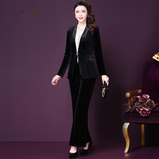 WXY-20607新款女人味显瘦两件套裤 商品图0