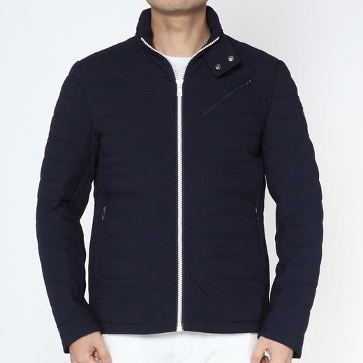 Marco Azzali 藏蓝弹力化纤棉服M3913100 商品图0