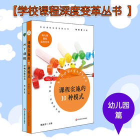 学校课程深度变革丛书 幼儿园篇2册 MY课程 叩响儿童心灵+课程实施的10种模式 幼儿园特色课程范例