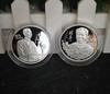 河南中钱 中国金币1998年刘少奇诞辰100周年银币 1盎司*2枚银币 商品缩略图0