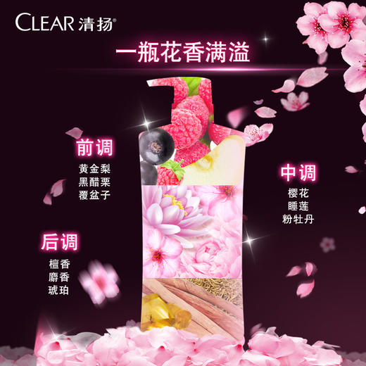 清扬去屑洗发露樱花香型500g 商品图2
