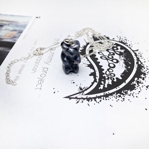 北京仓｜Maggoosh-Gummy-甘草蓝小熊 项链［希腊设计师］ 商品图4