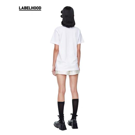 SHUSHU TONG2020春夏新品棉质白色圆领T恤打底衫上衣女 ss20to11co001wh100 商品图3