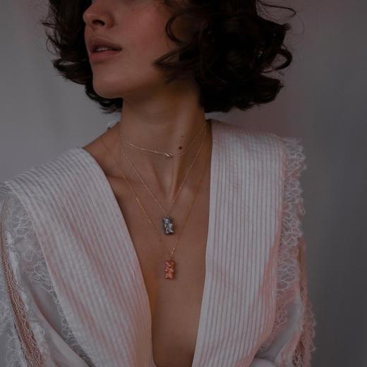 北京仓｜Maggoosh-Gummy-泡泡糖色小熊 项链［希腊设计师］ 商品图3