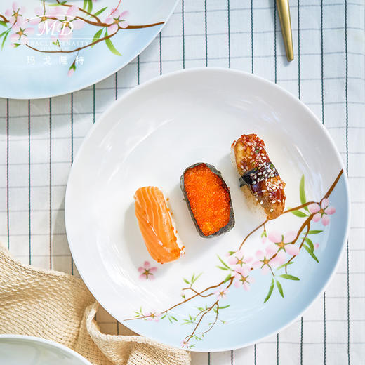 【玛戈隆特】雨花轩20头骨瓷餐具套装4人份家用碗盘碟勺套装礼盒装 商品图2