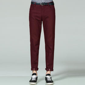Marco Azzali 暗红色休闲裤 P3309900
