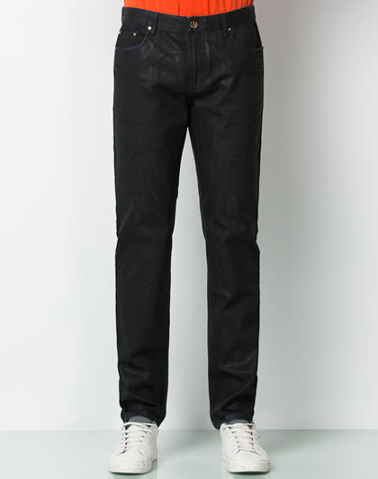 Marco Azzali 黑色激光喷印牛仔裤 P3709200 商品图3