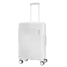 【美旅】时尚撞色设计 条纹外观 刹车轮 防溜走 USB接口 挂钩置物 内里多隔层 拉杆箱GL7