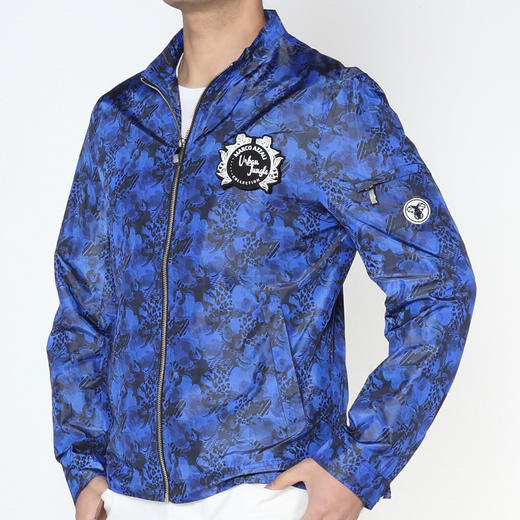 Marco Azzali 蓝色迷彩豹纹夹克 J5006600 商品图1