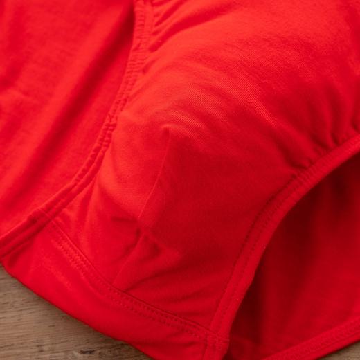 男士莫代尔精梳棉全棉净色印花大红三角内裤9203/3229/3971/3990/3892/3921/13971/23971 商品图5