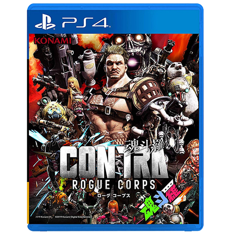 二手PS4游戏 魂斗罗流氓军团 中文版