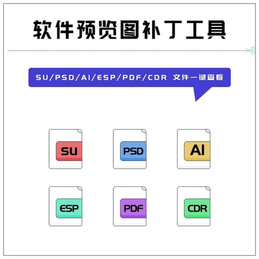 SU/PSD/AI/PDF/CDR预览图插件 商品图0