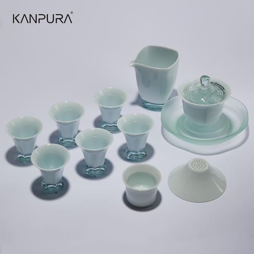 KANPURA 梦化青烟晶瓷茶具 高级套装 商品图0
