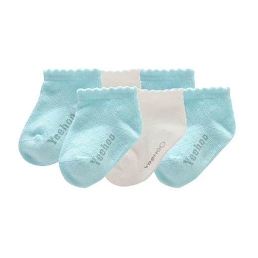 英氏新生儿袜子男女宝宝四季袜婴儿袜童袜3双装袜子187A5853/5854 商品图2