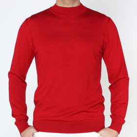 Marco Azzali 红色半高领毛衫K3905900