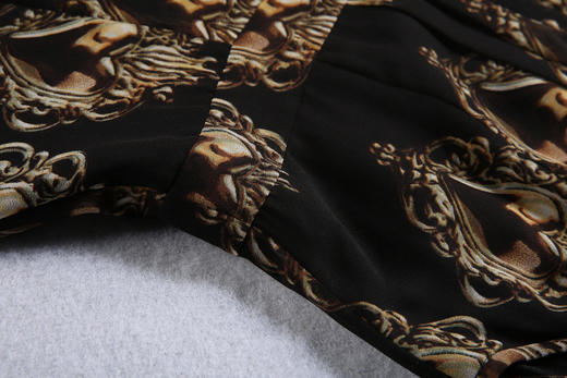 1S7815-黑色连衣裙--叶落--《梵高的花园》 商品图7