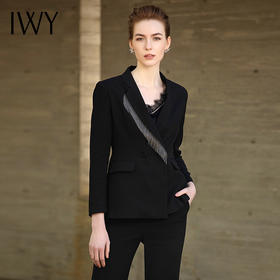 IWY/经典黑色时尚西服套装201042C1+P3