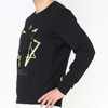 Marco Azzali 黑色刺绣豹头长袖T恤卫衣 T5003200 商品缩略图1