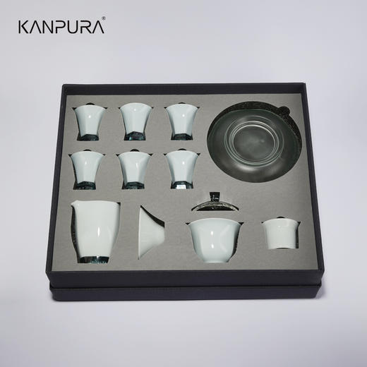 KANPURA 梦化青烟晶瓷茶具 高级套装 商品图2