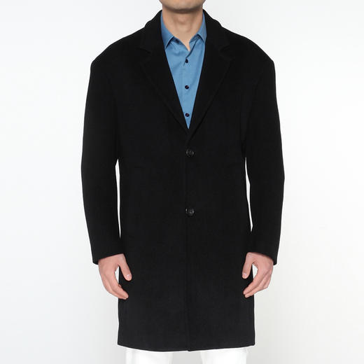 Marco Azzali 玛珂爱萨尼黑色中长款风衣Y3902200 商品图0