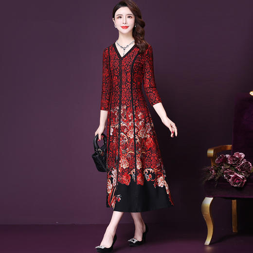 WXY-7722春季新款气质改良版连衣裙 商品图0