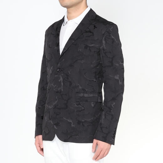 Marco Azzali 黑色迷彩提花单西H5004200 商品图1