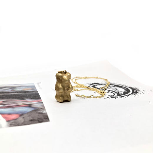 北京仓｜Maggoosh-Gummy-金色小熊 项链［希腊设计师］ 商品图6