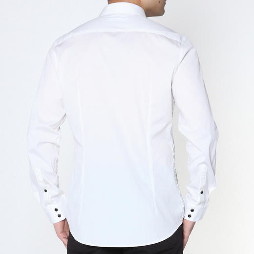 Marco Azzali 白色豹纹豹头烫片长袖衬衫 C5008300 商品图2