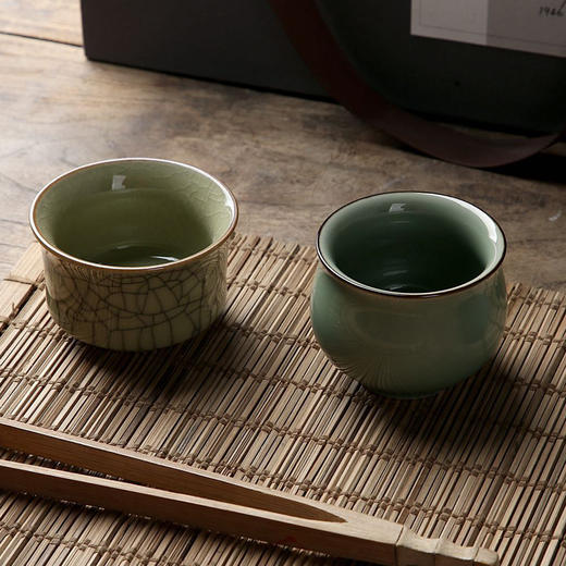 张晞新七贤茶具 阳春三月 用龙泉青瓷泡龙井名茶 商品图1