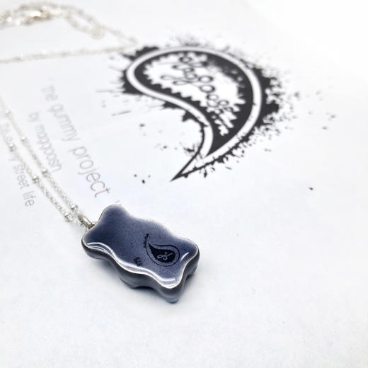 北京仓｜Maggoosh-Gummy-甘草蓝小熊 项链［希腊设计师］ 商品图5