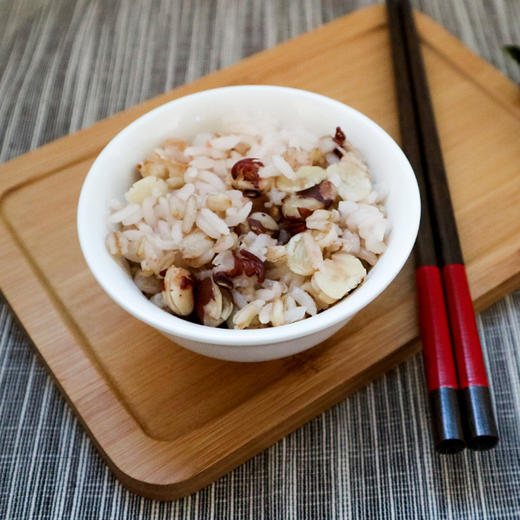 老米优品 | 全谷物扁粮 15种谷物科学配比 连皮压扁 营养不流失 与大米同煮同熟 450g*2袋 包邮 商品图0