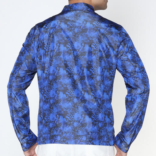 Marco Azzali 蓝色迷彩豹纹夹克 J5006600 商品图2