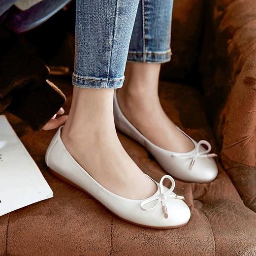 【轻巧舒适&解放双脚】四季百搭蛋卷鞋 圆头软底浅口单鞋 商品图3