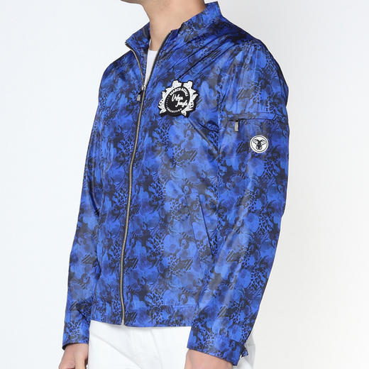 Marco Azzali 蓝色迷彩豹纹夹克 J5006600 商品图3