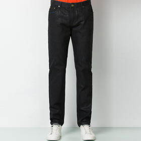 Marco Azzali 黑色激光喷印牛仔裤 P3709200