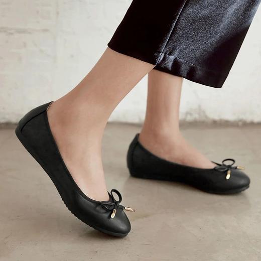 【轻巧舒适&解放双脚】四季百搭蛋卷鞋 圆头软底浅口单鞋 商品图1